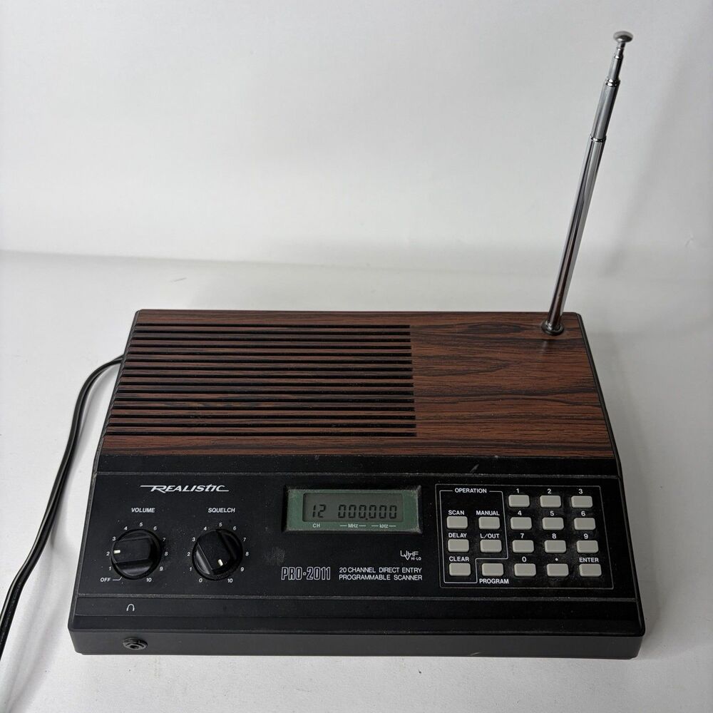 Realistic 20-118 Pro-2011 Channel Scanning Receiver Japan Vintage Parts